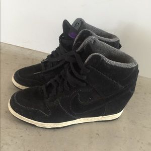 Nike dunk  hidden wedge  sneakers size 9